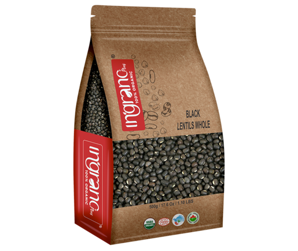 Black Lentils Whole